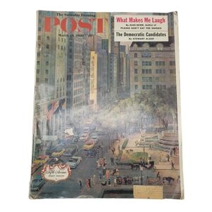 #6 The Saturday evening Post 1960 vintage magazine vintage advertisement